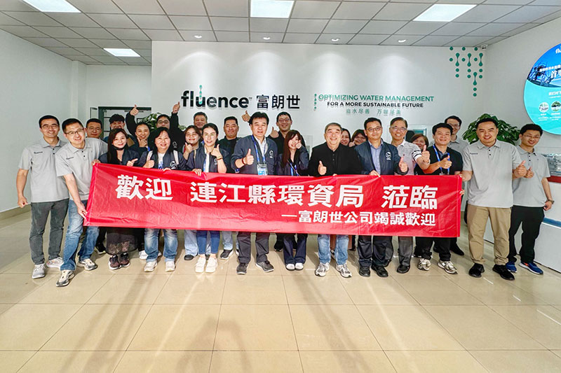 Lienchiang County's Deputy Mayor and Representatives at Fluence Jiangsu Office