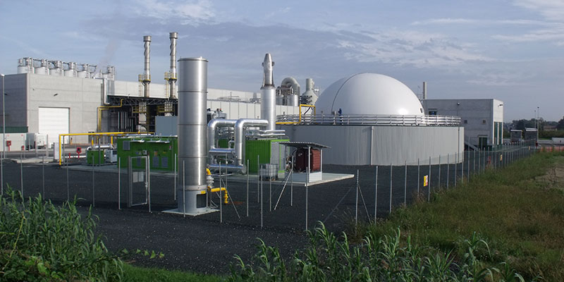 Anaerobic Digesters in a Field